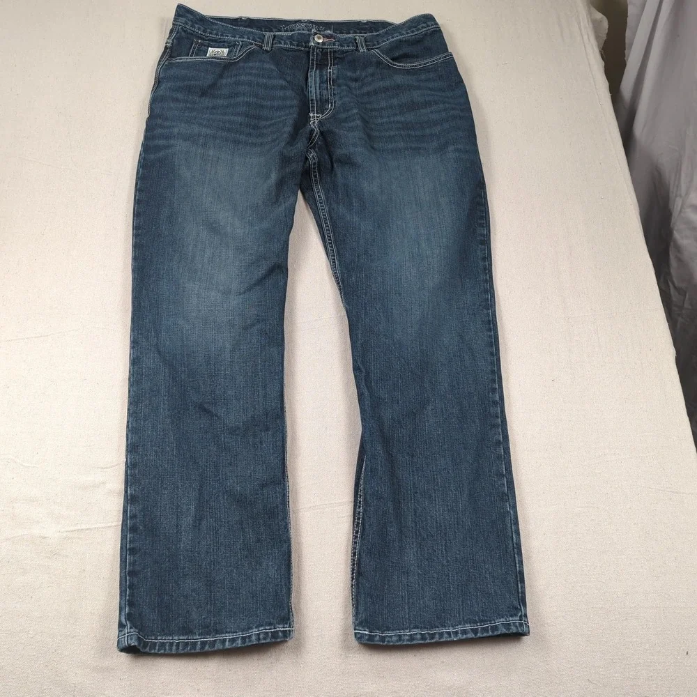 Cinch Jeans Mens 40x33 Blue Western Cowboy Rancher Rodeo White Label